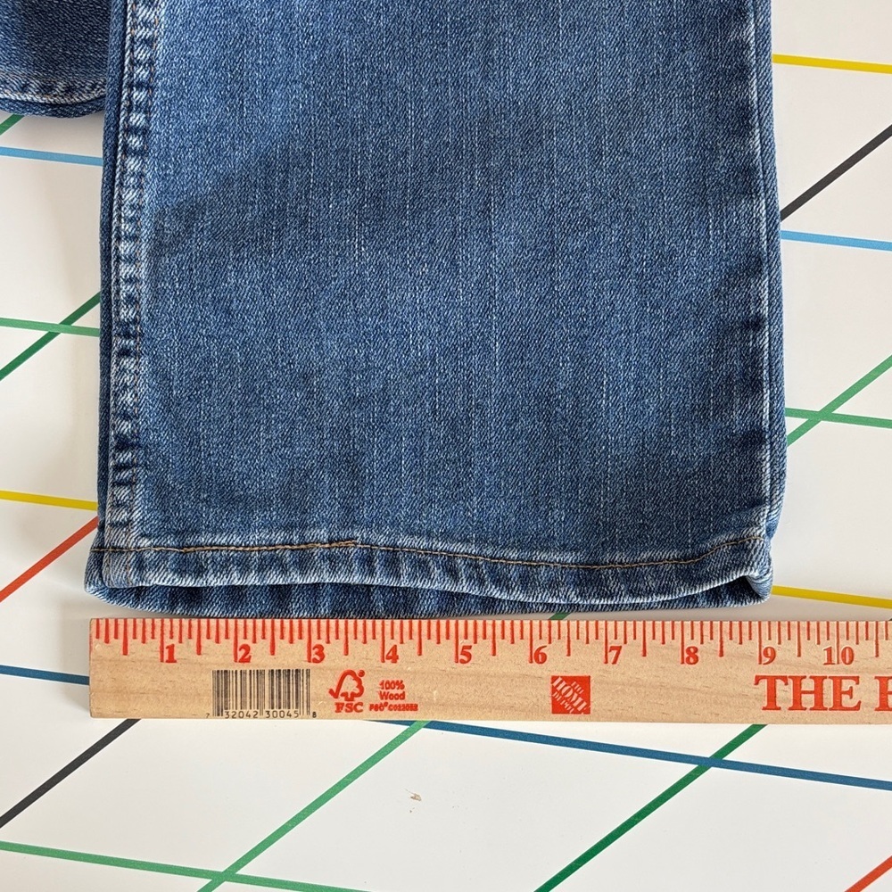 Levi's 515 Bootcut Lower Rise Jeans size 12 Y2K 2002 - 72% cotton medium wash - Picture 16 of 16